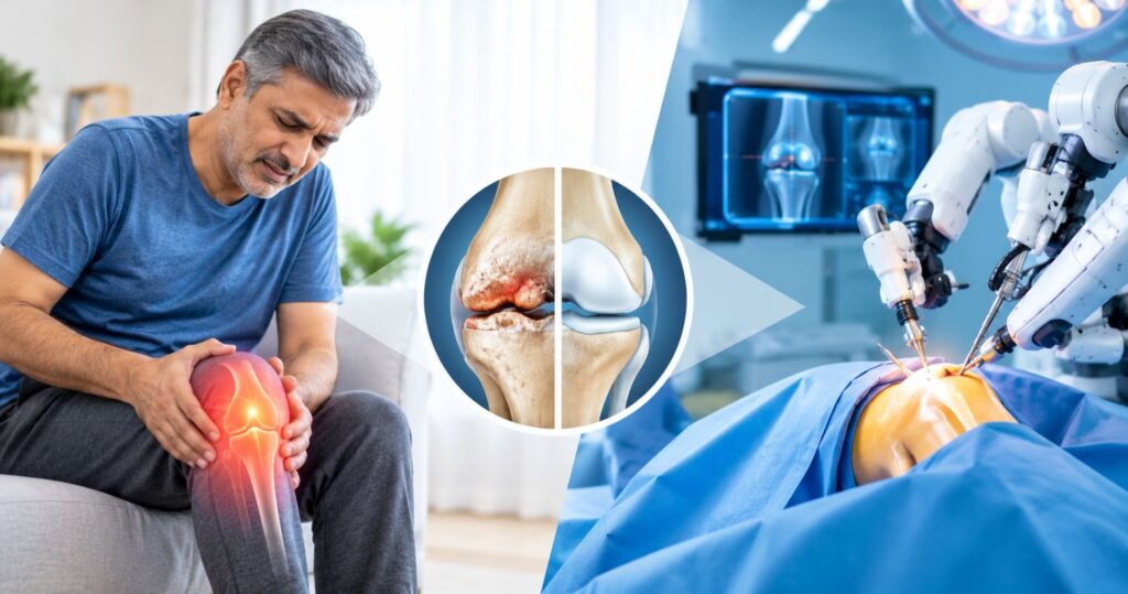 robotic knee replacement surgery in Indore